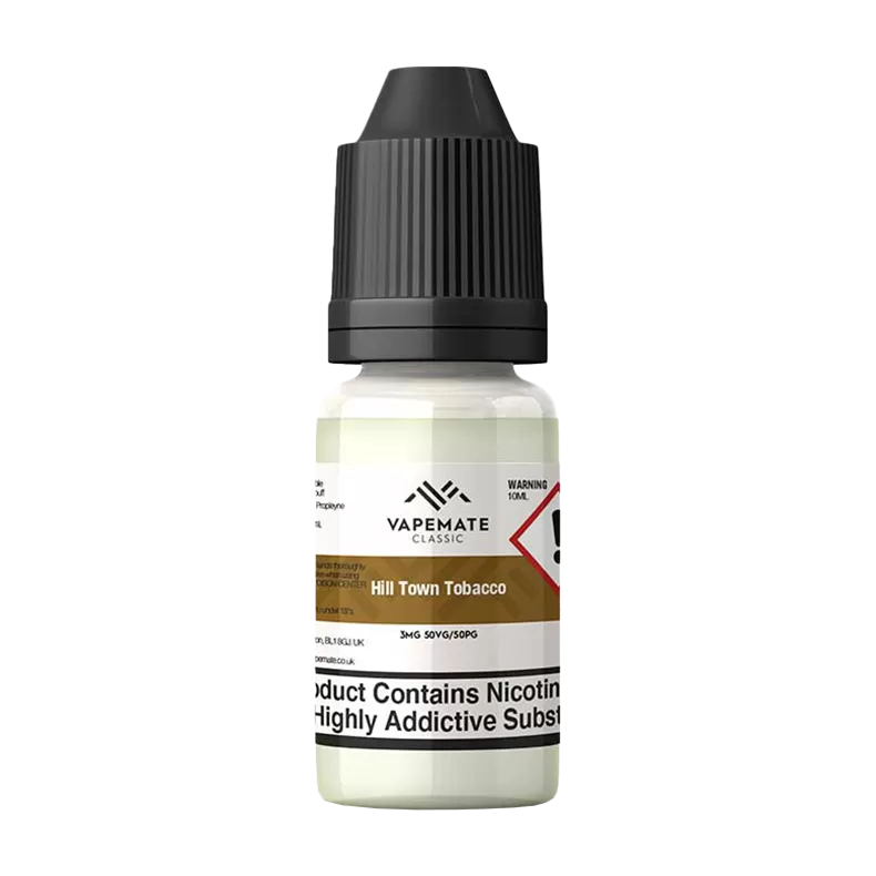 Vapemate Classic Hill Town Tobacco 10ml - 12mg - Vape Product (CEDC76)