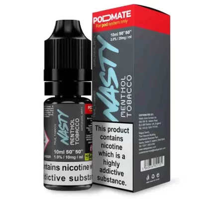 Nasty PodMate Salt Tobacco Menthol Nic Salt E-Liquid - 20mg