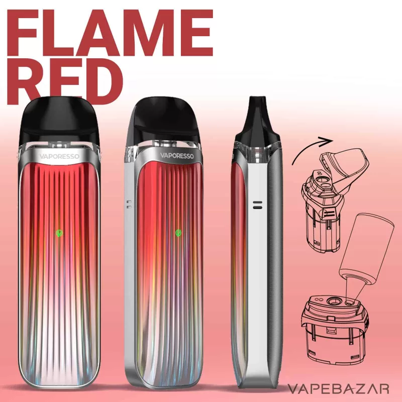 Vaporesso Luxe QS Podsystem – Flame Red - Image 2