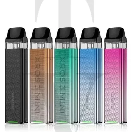 VAPORESSO XROS 3 MINI POD VAPE KIT - Select Your Colour#BLACK>BLUE>GOLD>NAVY BLUE>PHANTOM GREEN>PINK>SILVER>SPACE GREY>AQUA GREEN>LEMON YELLOW>LILAC PURPLE>Blackcurrant Passionfruit>Blueberr