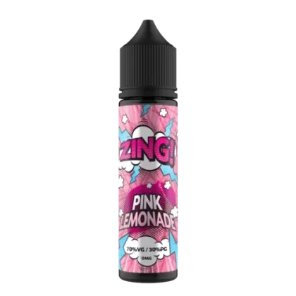 PINK LEMONADE E LIQUID BY ZING! 50ML 70VG