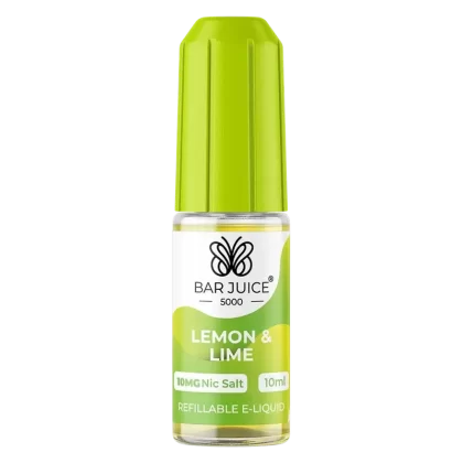 Bar Juice 5000 Lemon & Lime Nic Salt Vape Juice 10ml - Strength#10mg>20mg