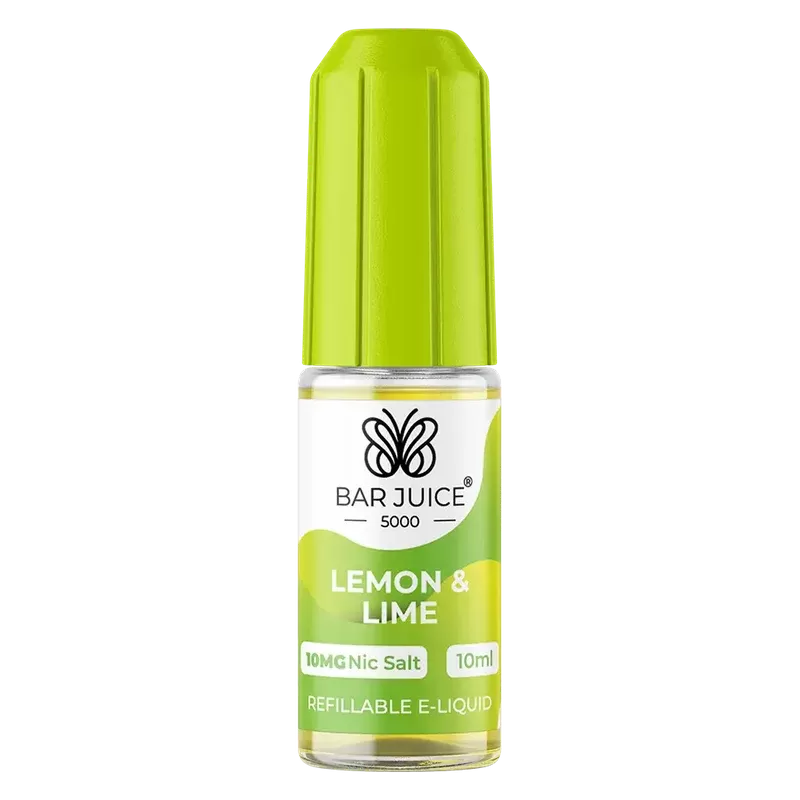 Bar Juice 5000 Lemon & Lime Nic Salt Vape Juice 10ml - Strength#10mg>20mg