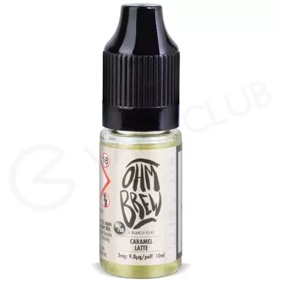 Caramel Latte E-liquid by Ohm Brew 50/50 Nic Salts