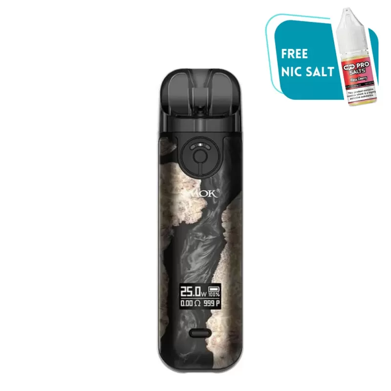 Smok Novo 4 Pod Kit - Silver Carbon Fiber - Selectvapeclub Co