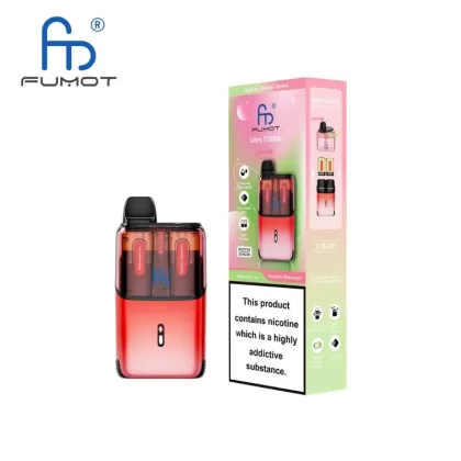 RandM Fumot T32000 Ultra Prefilled Pod Kit Watermelon Ice / Raspberry Watermelon - Nicotine Strength#20mg (431660)