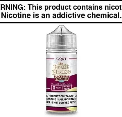 BLACKBERRY LEMONADE ICE BY THE FRUIT HOUSE 100ML - Vapejuice