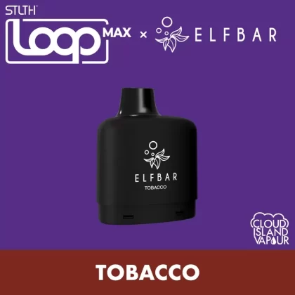 STLTH LOOP MAX X ELFBAR Pod Pack – Tobacco - Strength#20mg