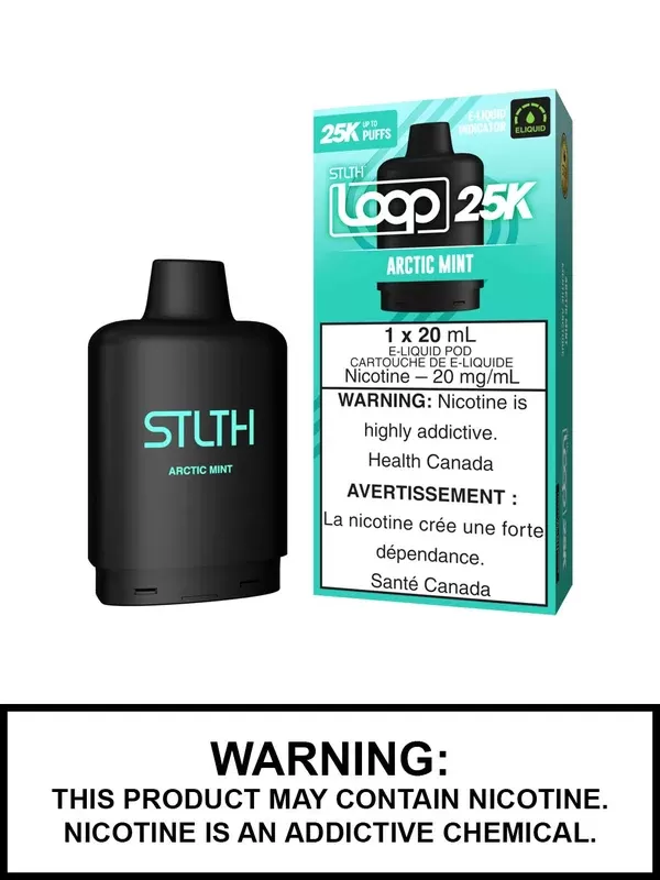 Arctic Mint STLTH Loop 25K Pods