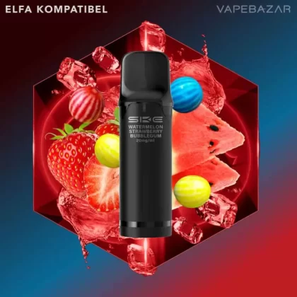 SKE Crystal 800 Pro Pods – Watermelon Strawberry Bubblegum (2er Pack) - SKE Crystal / Propylenglykol / Aromastoffe / Nikotin / Glycerin / ca. 1600 insgesamt