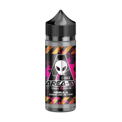 Area 51 Nebula 100ml Shortfill E-Liquid - 1 x 18mg Nic Shot