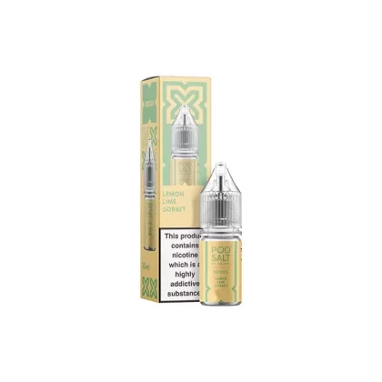 Pod Salt Nexus Lemon Lime Sorbet E Liquid 10ml - Nicotine Strength#20mg>10mg>5mg