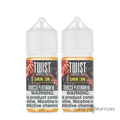Twist Salt Nic – Tobacco Platinum No. 1 60mL - Nicotine Strength#35mg>50mg