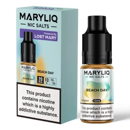 Beach Day Nic Salt E-Liquid by Lost Mary Maryliq (10ml) - 20mg