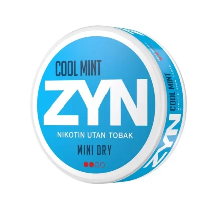 ZYN Mini Dry Cool Mint S2 – All White Portion - ZYN / Yes / 3mg