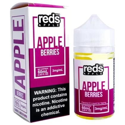 Reds Apple – Berries – 60ml - Options#60ml - 0mg>60ml - 3mg>60ml - 6mg>60ml - 12mg