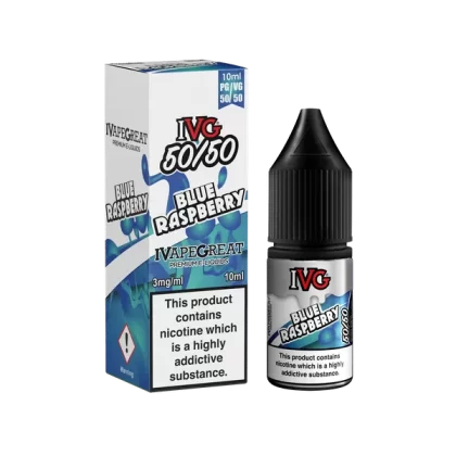 Blue Raspberry IVG 50/50 e Liquid 10ml – TPD - Vapestorm Co