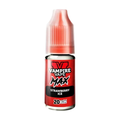 Strawberry Ice Vampire Vape Max Nic Salt - 20mg - Vape Product (1C8CCD)