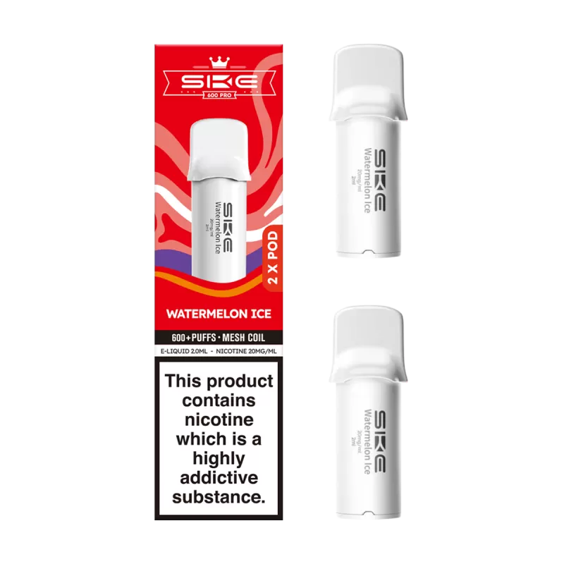 Watermelon Ice SKE 600 Pro Pods - 10mg - Vape Product (635C86)