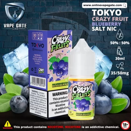 Tokyo Crazy Fruits Blueberry Saltnic 30ml - 35 mg - 30 ml