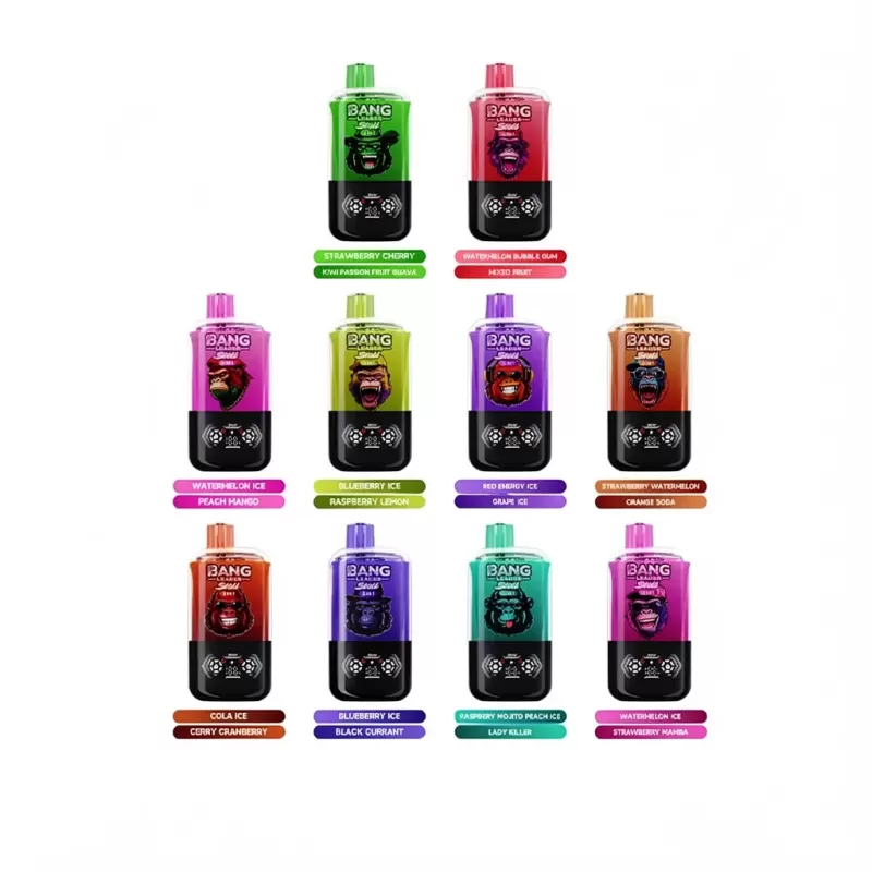 Bang Leader 120k Vape Double Flavors OLED - Random Flavors(Minimum 2 Pieces), Blue Razz & Love 66; 3-nicotine, 2-nicotine - Image 2