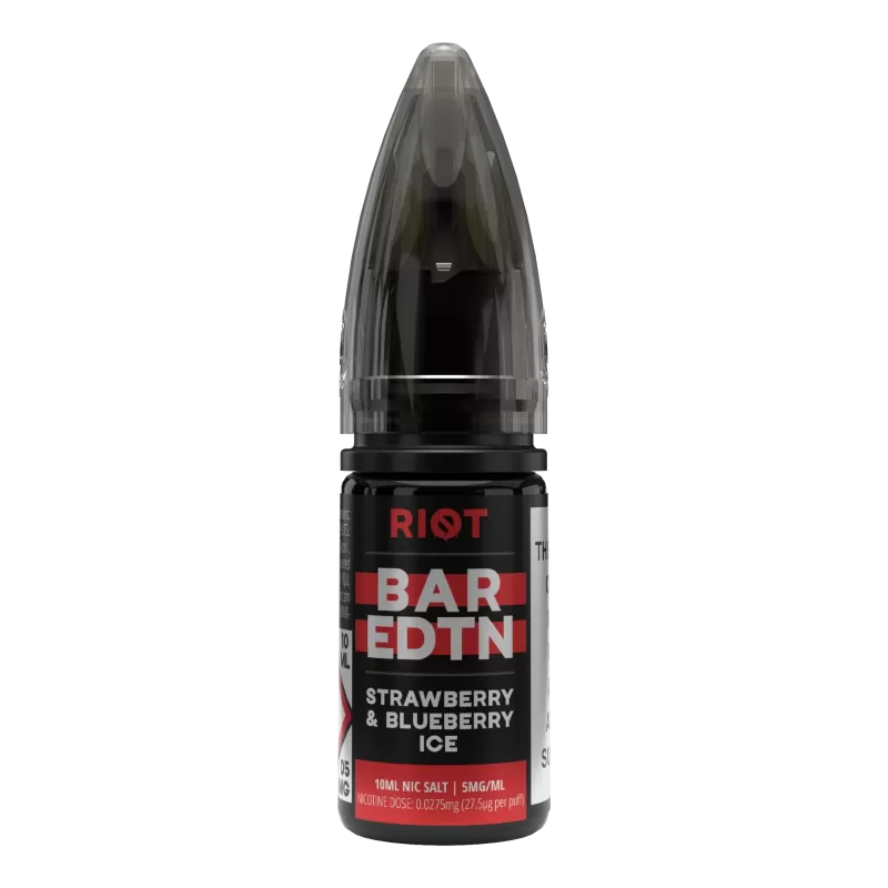 Strawberry Blueberry Ice Nic Salt By Riot Squad BAR EDTN - 10mg