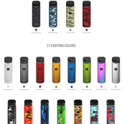 Smok Tech Nord Pod Device - Color#Black White Resin>Red Yellow Resin>Blue Black Resin>Green Red Resin>Yellow Purple Resin>Blue Brown Resin>7-Color Resin>Full Black>Prism Gold>Bottle Green>Re (C37B49)