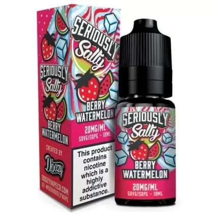 Doozy Seriously Salty Berry Watermelon Nic Salt E Liquid – Seriously Salty (10ml)