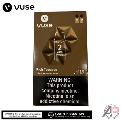 Vuse Alto Rich Tobacco Pods 2 Pack