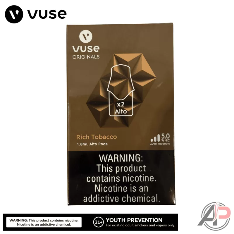 Vuse Alto Rich Tobacco Pods 2 Pack - Image 3