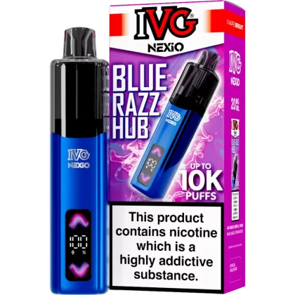 Blue Razz Hub IVG Nexio Prefilled Pod Kit