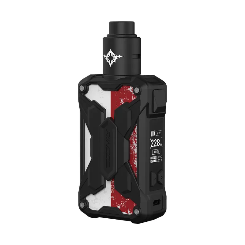 Rincoe Mechman Lite Kit 228W with Metis RDA - Black Gold - Image 3
