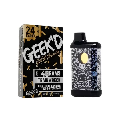 Geekd 24K Gold Series Vaporizer – 4000mg