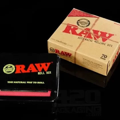 RAW 70mm Automatic Metal Rolling Box 1/Box - Ejuicewarehouse