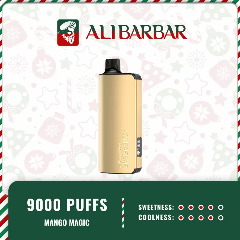 Alibarbar Ingot 9000 Puffs – Mango Magic Ice