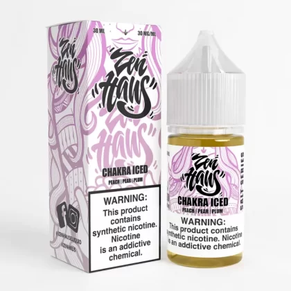 Chakra ICED SALT – Zen Haus – 30mL – Menthol E-Liquid