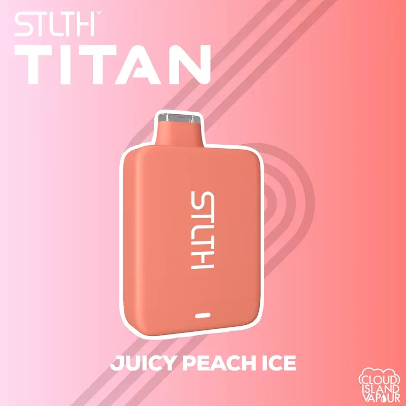 STLTH TITAN 10K Disposable Vape – Juicy Peach Ice