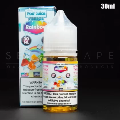 Pod Juice – Rainbow Freeze Nic Salt 30ml