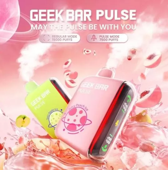 GEEK BAR PULSE DISPOSABLE VAPES (15,000 PUFFS) - 50 mg / Kiwi Passionfruit - Image 2