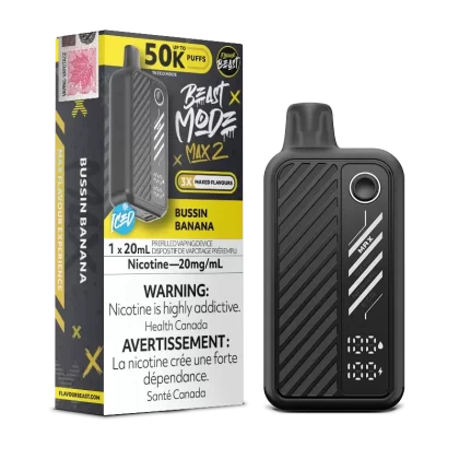 Beast Mode Max 2 50K Bussin Banana Iced By Flavour Beast