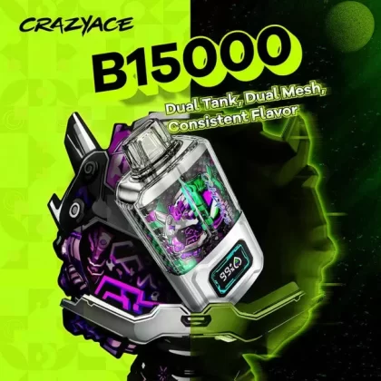 CRAZYACE B15000 Dual Tank 2 x 8ml - Rainbow Burst