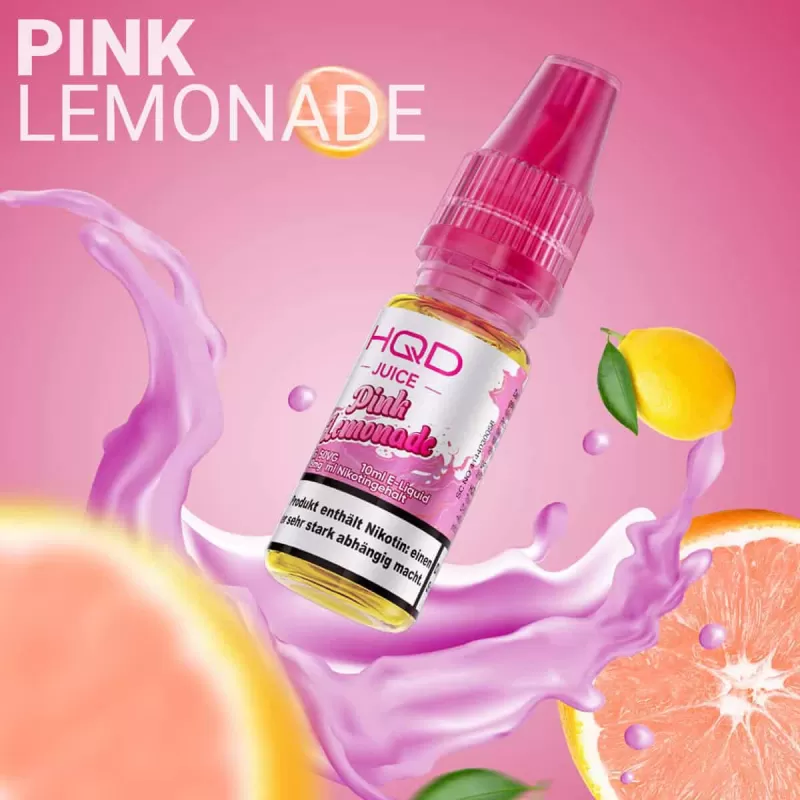 HQD Juice Liquid – Pink Lemonade – 18 mg/ml Nikotin - HQD Juice / 18mg/ml
