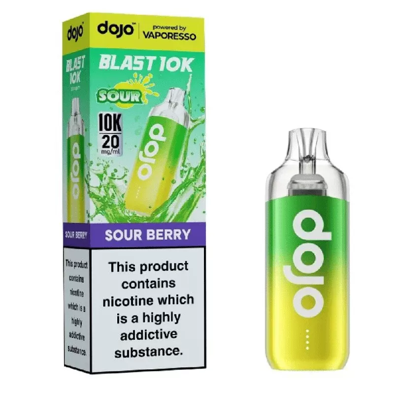 Vaporesso Dojo Blast 10k Prefilled Pod Kit Sour Berry - Nicotine Strength#20mg (D33AB2)
