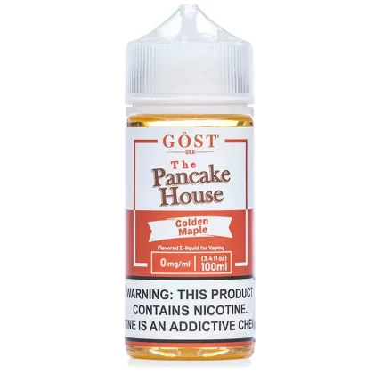 GOLDEN MAPLE E LIQUID THE PANCAKE HOUSE GOST VAPORS 100ML 70VG