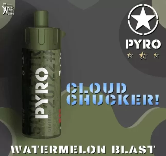 PYRO 12000 PUFFS MTL / DTL DISPOSABLE VAPE - 3 mg / Watermelon Blast - Image 2