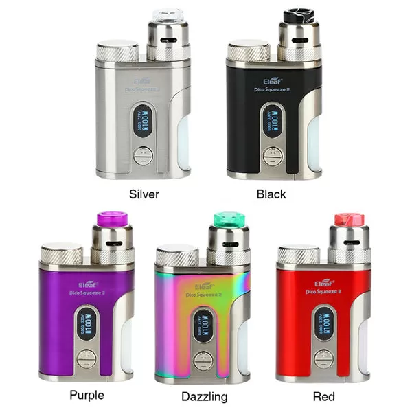 Eleaf Pico Squeeze 2 100W Squonk Kit with Coral 2 RDA (4000mAh & 8ML) - Without Cell / Silver / Hong Kong Warehouse