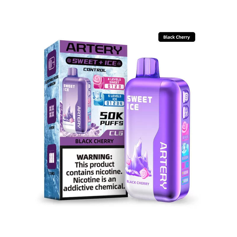 ARTERY CL6 Sweet & Ice Control Disposable Device - 50000 Puffs - Strawberry Banana - Image 3