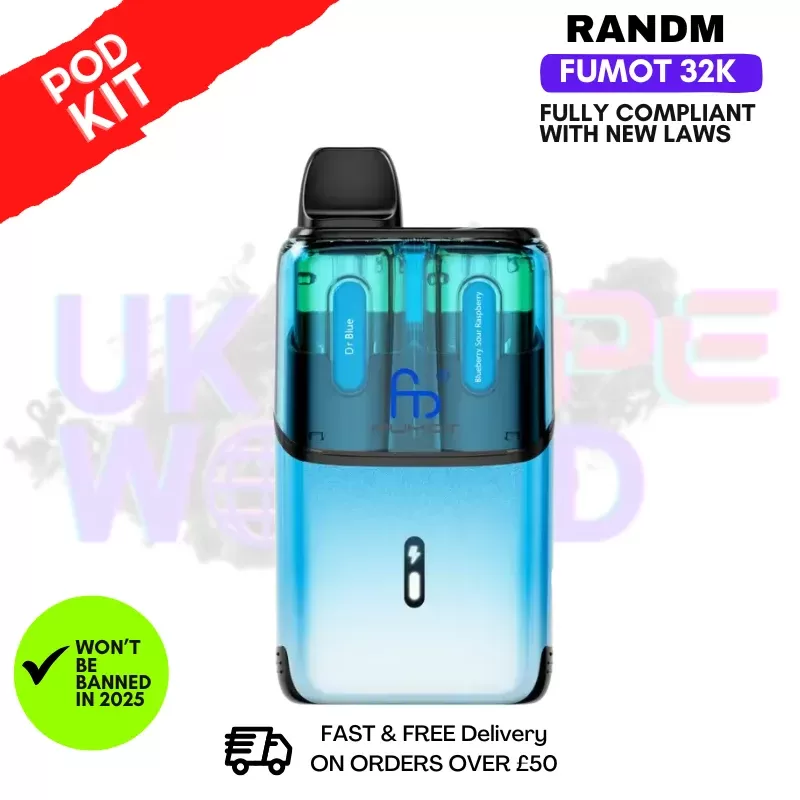 DR Blue RandM Fumot Ultra 32K T32000 Pod Kit
