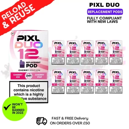 Cherry Edition Pixl Duo Replacement Pods – Box Of 10