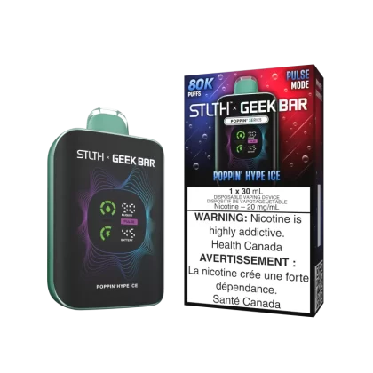 STLTH X GEEK BAR - Poppin' Hype Ice - 20 mg/mL (wholeseller) - Excise ON, 20 mg/mL (wholeseller) - Excise AB